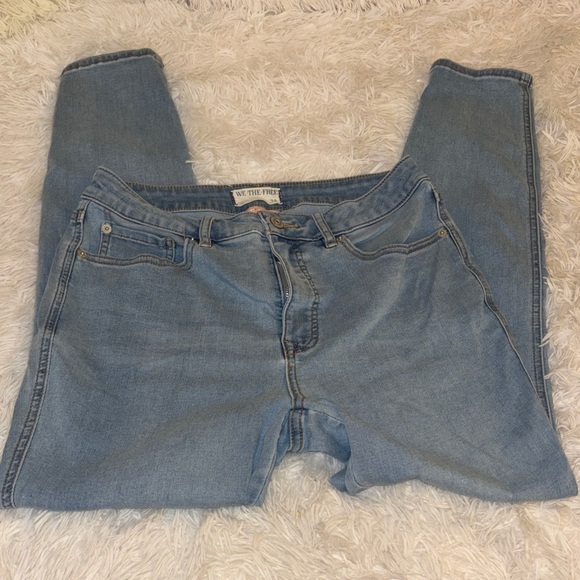 We The Free Denim - We The Free Light Wash Skinny Jeans